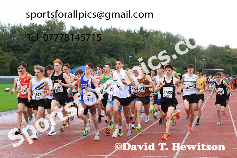 Mens Under-17s 2025 Northern Athletics Autumn Road Relays, Leigh, Lancashire. Photo: David T. Hewitson/Sports for All Pics